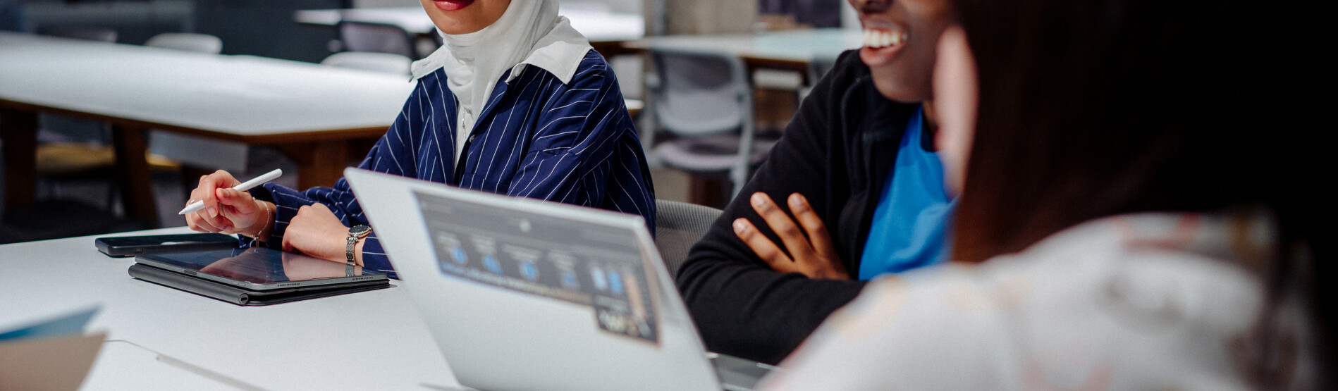 Students at a workshop