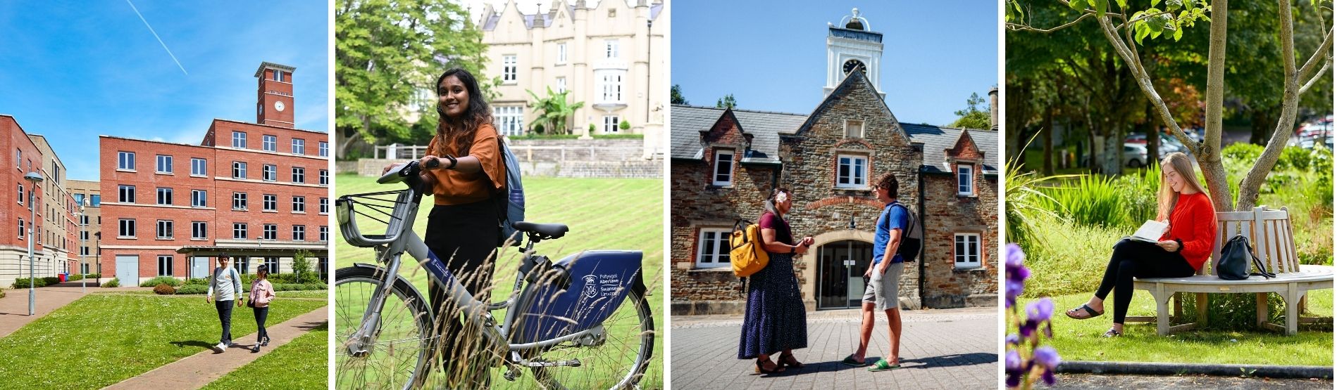 Collage of campus photos