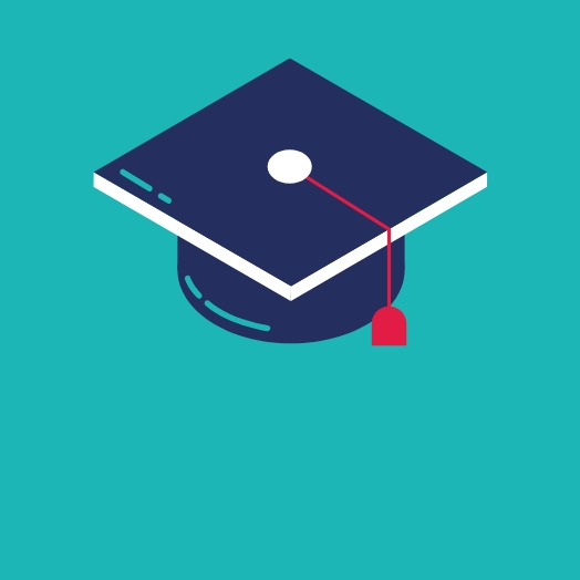 Graduation cap icon