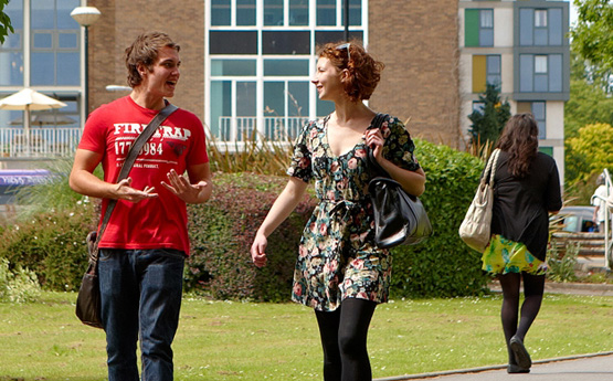Students at Swansea University