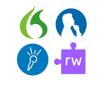 A selection of assistive tech logos