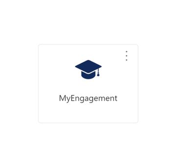 MyEngagement button zoomed in.