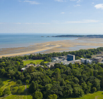 Areal View of Swansea Bay