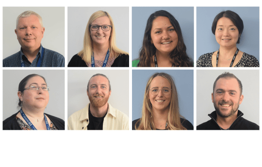 Images of the student information team staff