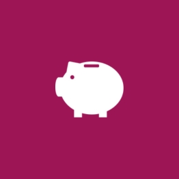 Finance Piggy Bank Hexagon Icon
