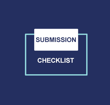 Submission checklist