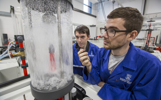 Students in lab