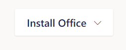 A screenshot of the Install Office button