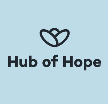 Hub of Hope logo. 